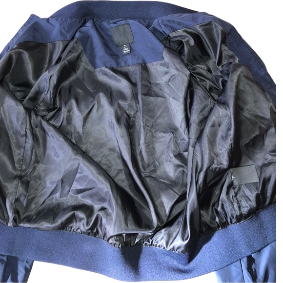 Men’s H&M Navy Blue Bomber Jacket - S - Picture 7 of 12